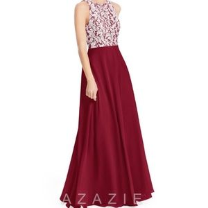 AZAZIE Kate Burgundy Bridesmaid Dress
